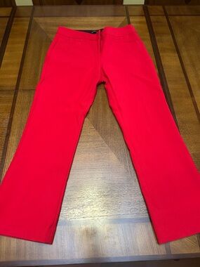 Express Bright Red Casual Pants